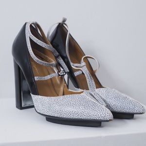 Phillip Lim Black & White Chunky Heels